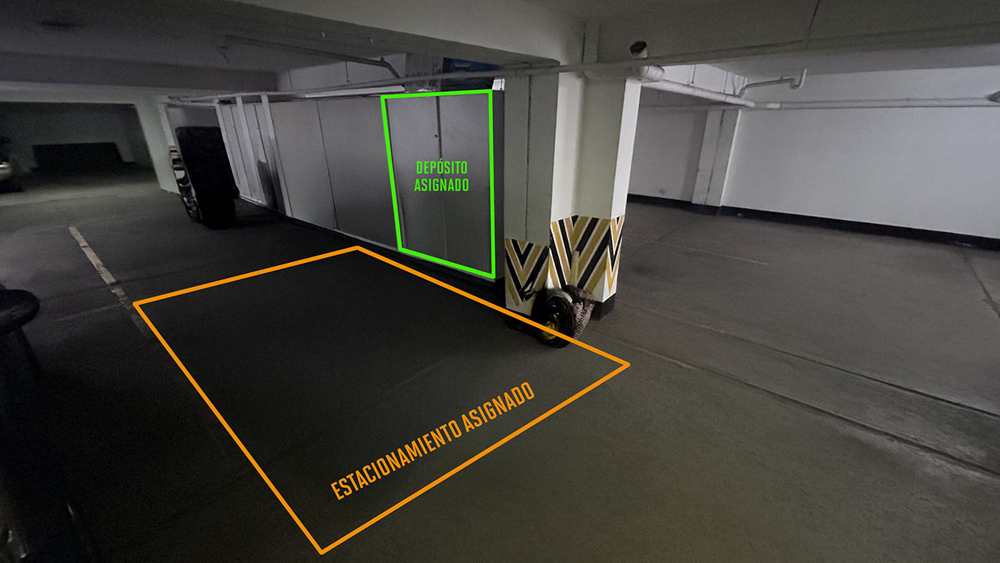 Estacionamiento y depósito
